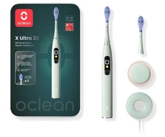 Elektrinis Dantų Šepetėlis - Oclean X Ultra 84,000 Judesių, AI Gidas, 40 Dienų Baterijos Gyvavimo Laikas, Žalias
