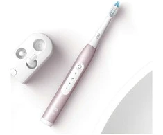 Elektriniai dantų šepetėliai Oral-B Pulsonic Slim Luxe 4900, 2 vnt. (rožinis ir juodas)