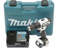 Akumuliatorinis kombinuotas gręžtuvas Makita HP333DSAW, Baltas