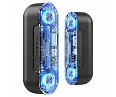 Ocoopa UT2s GamerPro, 2x 5000 mAh, iki 2*8h, maitinimo blokas 18 W, LED, juoda