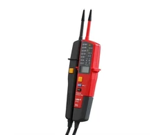 Elektrinis Testeris - UNI-T UT18C AC/DC Įtampos Matuoklis 12–690V, RCD Testeris, Juodas/Raudonas