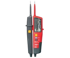 Elektrinis Testeris - UNI-T UT18C AC/DC Įtampos Matuoklis 12–690V, RCD Testeris, Juodas/Raudonas