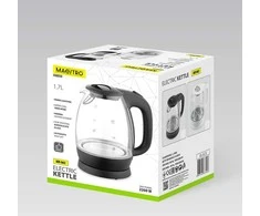 Maestro MR-063-Juodas Glass Electric Virdulys 1,7 L