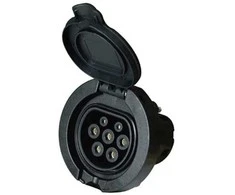 Elektromobilio krovimo stotelės lizdas Duosida, Type 2 (Female), 32A, 3-fazė