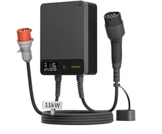 Elektromobilių Įkroviklis - DEPOW deWB11B10A_DL 11 kW, 10 m Laidas