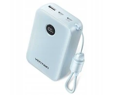 Vention 20000mAh 2 x USB-C 1x USB-A su ekranu 22,5W mėlyna