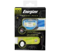 Energizer Sport pack rankos raištis ir prožektorius ant galvos