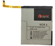 Extra Digital Pakaitinė baterija Nokia 6 3000mAh 3.7V ličio jonų