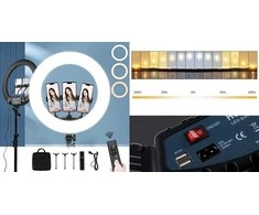 Extra Digital LED Žiedinė Lempa 45cm, 2.1m Aukštis