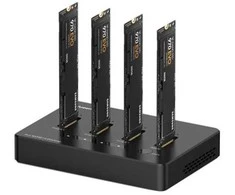 Extra Digital Stotis / Replikatorius 4x M.2 NVME SSD, iki 10Gbps/SSD