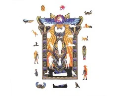 Fantasy Puzzles Bastet Dėlionė Iš Medžio M Dydis (150 detalių)