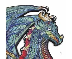 Fantasy Puzzles Dragon Dėlionė Iš Medžio M Dydis (150 detalių)