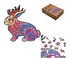 Fantasy Puzzles Jackalope Dėlionė Iš Medžio L Dydis (300 detalių)