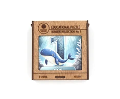 Fantasy Puzzles Lavinamoji Dėlionė Iš Medžio (Skaičių kolekcija nr. 1) (EN)
