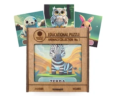 Fantasy Puzzles Lavinamoji Dėlionė Iš Medžio (Gyvūnų kolekcija nr. 1) (EN)