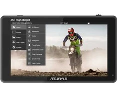 Feelworld Monitorius - LUT6E 6" 4K Jutiklinis Ekranas 1920x1080 IPS 1600 cd/m² Dual HDMI