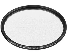 Fotoaparato Filtras - K&amp;F Concept Nano-X Juodas Mist 1/2 Diffusion 49mm