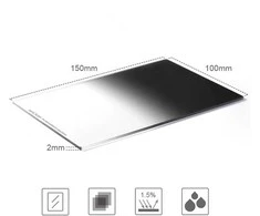 Filtras - K&amp;F Concept ND8 Graduotas Filtras 100x150mm 3-Stotelės