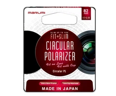 Filtras - Marumi FIT+SLIM poliarizuojantis 82mm daugiasluoksnis ekologiškas