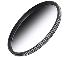 Fotografijos Filtras - K&amp;F Concept ND16 55 mm Graduotas Optinis Stiklo Filtras, Antirefleksinė Danga, Juodas