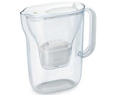 Vandens filtravimo ąsotis BRITA Style Essential 2.4L, baltas su vandens filtrais MAXTRA PRO PURE PERFORMANCE, 4 vnt.