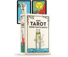 Findhorn Press Tarot Kortų Rinkinys - Mini Tarot Rider Waite Smith 78 Kortų su Instrukcijų Knygele
