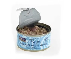 Fish4Dogs Kačių Maistas - FISH4CATS Sardinės ir Midijos Drėgnas Maistas 70g