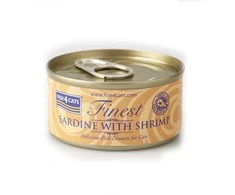 Fish4Dogs Katės Maistas - FISH4CATS Sardinės su Krevetėmis Šlapias Maistas 70g