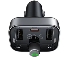FM Siųstuvas - Baseus S-09 Pro, Bluetooth, Juodas