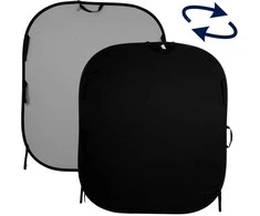 Fonas - Lastolite Tło Paprastas 1.5x1.8m Juodas/Pilkas