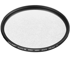 Fotoaparato Filtras - K&amp;F Concept Nano-X 62mm Juodas Mist 1/1 Difuzinis Filtras