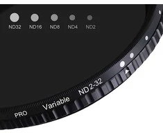 Fotoaparato Filtras - K&amp;F Concept Nano-X ND2-ND32 55mm Reguliuojamas ND Filtras