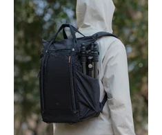 Fotoaparato krepšys - PGYTECH OneGo Roamer 18L, Nuimamas įdėklas, Dvigubas nešimas, Matinė juoda