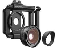 Fotoaparato Objektyvas - Apexel APL-ZM100 10-20x Makro Objektyvas f/1.05 išmaniesiems telefonams