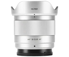 Fotoaparato objektyvas - Viltrox AF 9 mm F/2.8 Air X Mount sidabrinis
