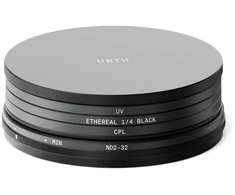 Fotoaparato objektyvo filtras - Urth 95 mm „Cinematic Kit Plus+“ UV CPL VND2–32 „Ethereal“ 1/4 juodas rūko filtras