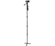Fotoaparato priedas - 3 Legged Thing Legends Lance 2.0 Monopod Kit 60kg Anglies pluošto Juodas