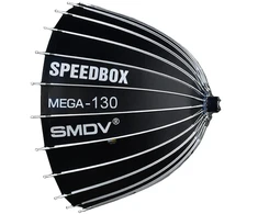 Fotoaparato softboksas - SMDV Speedbox Mega 130 Deep 133 cm sidabrinis su „Bowens“ jungtimi