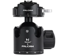 Fotoaparato trikojo galvutė - Falcam F38B4906 Pro dviguba panoraminė rutulinė galvutė, 5kg, 10 cm, 454 g