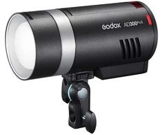 Fotografijos apšvietimo rinkinys - Godox AD300PRO II 300W/s blykstės softbox stovas