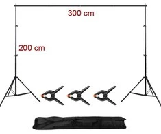 Fotografijos Fonas - MITOYA Stovas 200cm + 300cm Kryžminis Baras