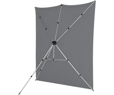 Fotografijos Fonas Rinkinys - Westcott X Drop Pro 2,4 m x 2,4 m Plaunamas Poliesteris Pilkas
