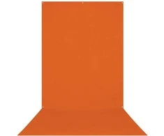 Fotografijos fonas - Westcott X Drop 5' x 12' Wrinkle Resistant Tiger Oranžinis