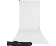 Fotografijos fonas - Westcott X Drop Wrinkle Resistant Kit 5' x 12' Baltas