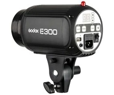 Fotografijos Įranga - Godox E300 D Studio Kit (3 Flash Heads, 150W Modeling Lamp, Wireless Trigger)