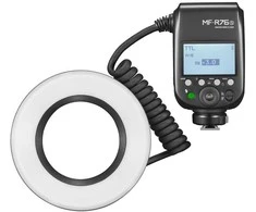 Fotografijos priedas - Godox MF R76S TTL Macro Ring Flash GN14 Wireless