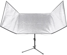 Fotografijos priedas - SMDV Flip Bansa reflektorius 1480x625mm su 3 difuzoriais