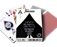 Fournier 2500 Pokerio Kortos (Mėlynos)
