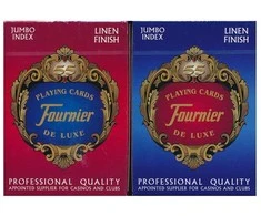 Fournier 818 Linen Finish Pokerio Kortos (Raudona)
