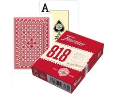 Fournier 818 Pokerio kortos (Raudonos)